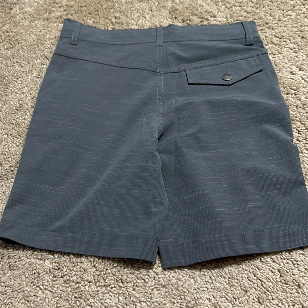 Hanna Andersson Gray Chino Shorts Boys 6-7 NWT